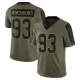 Youth Limited Rakeem Nunez-Roches New York Giants Olive 2021 Salute To Service Jersey